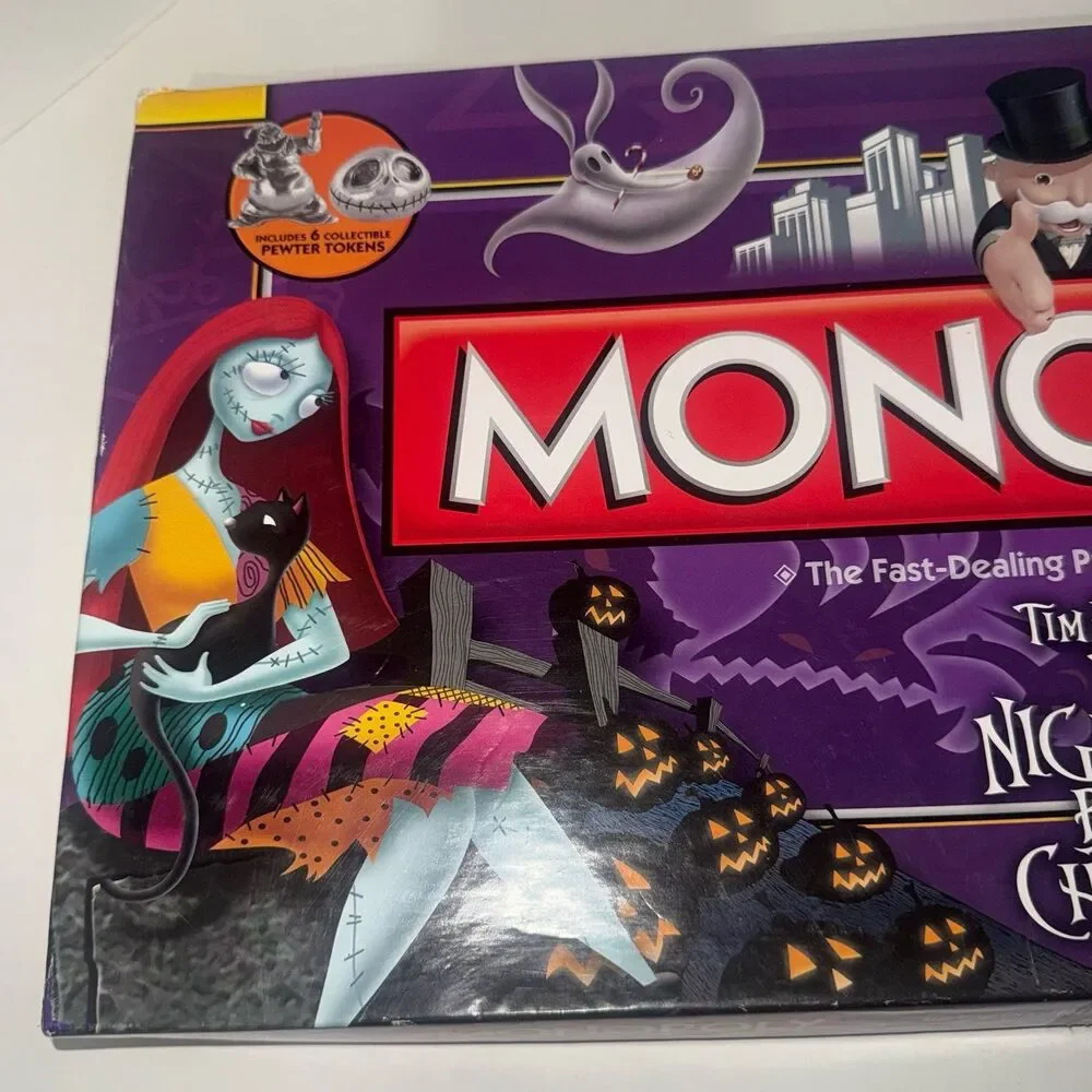 2009 Monopoly - The Nightmare Before Christmas: Collector's Edition w Tokens
